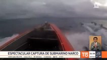 Vean el viral combate de la Guardia Costera de Estados Unidos con un narcosubmarino