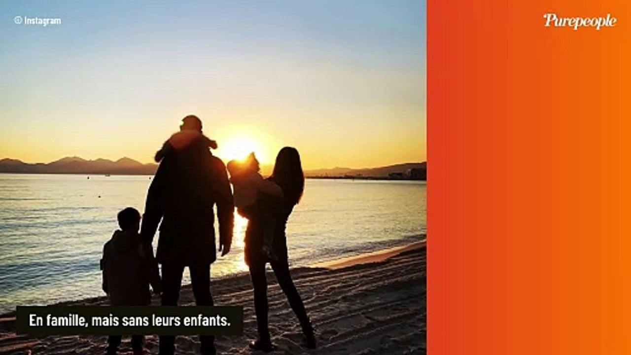 VIDÉO Karine Ferri et Yoann Gourcuff heureux "en famille" à la plage, rare apparition du couple