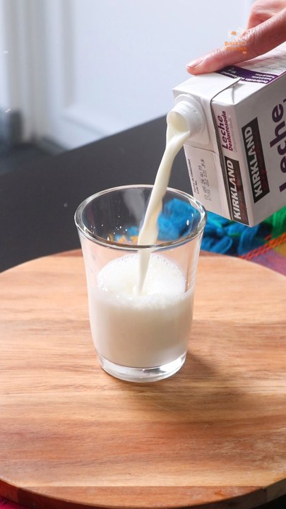 Así se sirve la leche