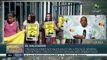 Salvadoreños solicitan a la Fiscalía el retiro de los cargos contra defensores ambientales