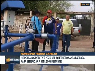 Apure | Activan pozo del acueducto Santa Bárbara para garantizar agua potable a 6 mil 500 habitantes