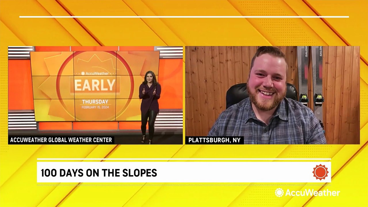 AccuWeather skier eyeing 100 days on the slopes
