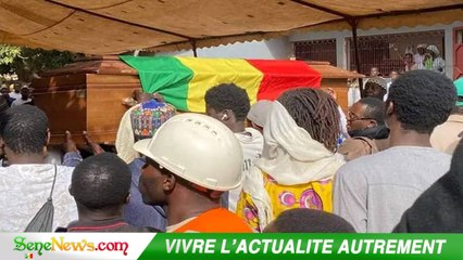 Les images touchantes de l’enterrement de Landing Camara, mort lors des manifestations