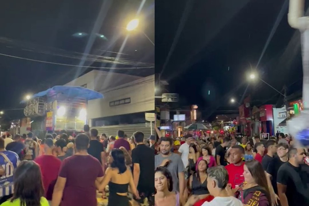 Mesmo com muita chuva, bloco Afoxé Orin Igbadú arrasta multidão no Carnaval 2024 de Cajazeiras