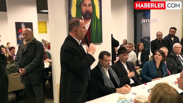 İBB Başkanı Ekrem İmamoğlu, Alevi yurttaşların Hızır lokmasına ortak oldu