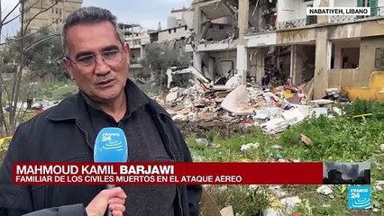 Líbano: ataque con drones israelíes deja al menos 10 civiles muertos