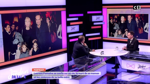 Laurent Fontaine se confie sur sa famille lors de son passage dans Chez Jordan , C8.