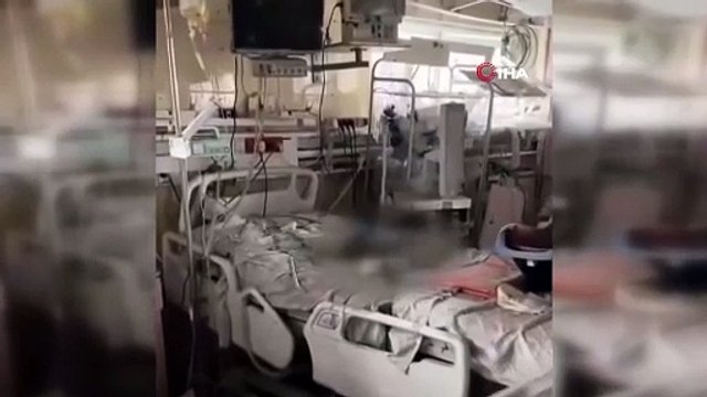 Siyonistlerin zorla boşalttırdığı Al-Nasr Çocuk Hastanesi’nde kan donduran görüntü!