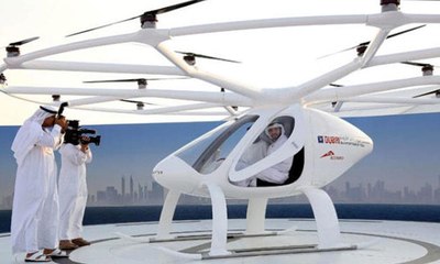 "التاكسي الطائر" يحلق في سماء دبي بالعام 2025