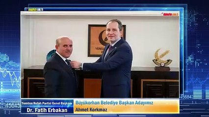 Yeniden Refah Partisi Lideri Erbakan: Büyükorhan Belediye Başkan Adayımız Ahmet Korkmaz