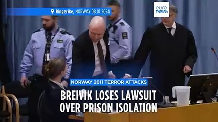 Mass killer Breivik loses second attempt to sue state for alleged breach of his human rights