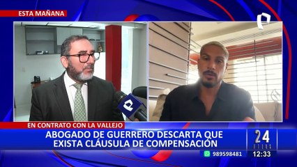 Dr. Julio García, abogado de Paolo Guerrero: "mi cliente lamenta no ir a Trujillo"