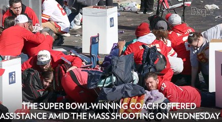 Teen at Chiefs Parade Shooting Reveals How Coach Andy Reid Comforted Him: 'He Was Hugging Me'
