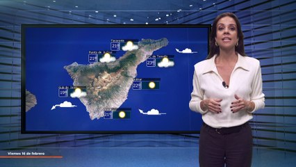 La previsión del tiempo en Canarias para el 16 de febrero de 2024, en Atlántico Televisión.