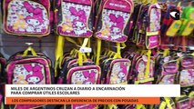 Miles de argentinos cruzan a diario a Encarnación para comprar útiles escolares