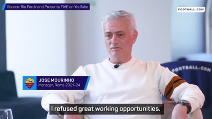 Mourinho claims he turned down the Portugal job