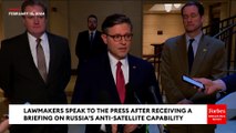 BREAKING: Mike Johnson, Top House Intel Members Speak To Press After Russia Briefing