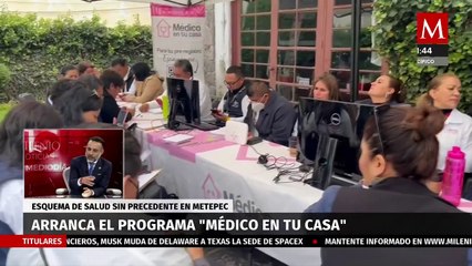 Alcalde de Metepec promueve el programa 'Médico en tu casa'