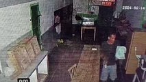 Na madrugada, ladrão invade salão comunitário do Turisparque pela chaminé para furtar cervejas