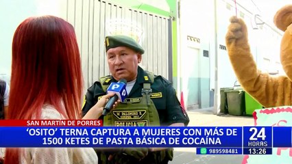 Policía se disfraza de oso por San Valentín y logran detener a más de 20 bandas criminales en una semana