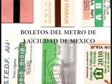 Colección de Boletos del metro