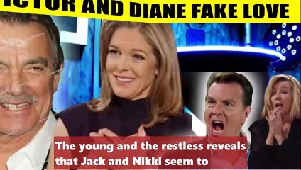 Young And The Restless Spoilers Diane and Victor pretend to flirt and fall in lo