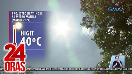 24 Oras Part 1: Matinding init na ibinabala ng PAGASA; live-in partner ang suspek sa pagpaslang?; kabi-kabilang sunog; nagkalat na e-vehicle sa nat'l highway, atbp.