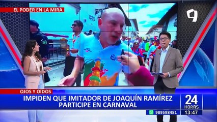 Cajamarca: impiden que imitador de Joaquín Ramírez participe en carnavales