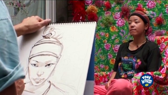 Titouan Lamazou et l’art participatif Groupe La Poste - Tous formidables - Tous Artistes