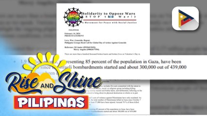 Stop the War Coalition PH, isusulong ang panawagang tigil-digmaan sa pagitan ng Israel at Gaza