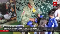 En Michoacán, se llevo acabo la exposición la Gran Fuerza de México