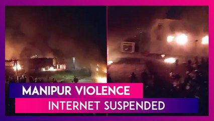 Manipur Violence: Mob Attempts To Enter SP’s Office In Churachandpur, Internet Suspended