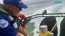 Marine Rescue NSW Operation - Jervis Bay and Sussex Inlet, Friday, February 16. Video by MRNSW