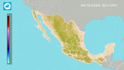 Lluvias fuertes y muy benéficas en México por tiempo invernal