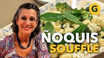 ÑOQUIS SOUFFLE con SALSA de ESPINACA y BRÓCOLIS  | El Gourmet