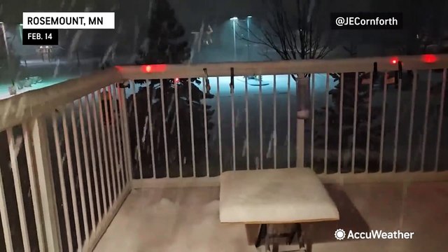 Snow spreads from the Upper Midwest to the Northeast