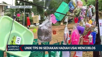 Unik! TPS Ini Sediakan Hadiah Usai Mencoblos
