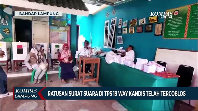 Dugaan Ratusan Surat Suara di TPS 19 Way Kandis Telah Tercoblos