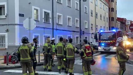 Nueve afectados, dos de ellos graves, en un incendio en una vivienda de la zona sur de Burgos