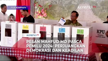 Mahfud MD Minta Masyarakat Perjuangkan Demokrasi dan Keadilan Pasca Pemilu 2024