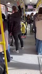 Otobüste iğrenç anlar! Kadını elleriyle taciz etti