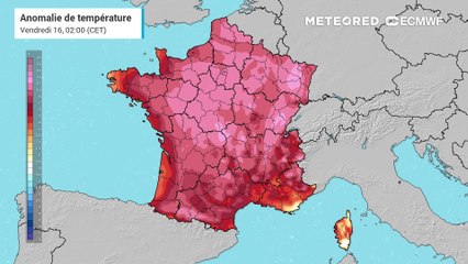 Malgré une légère baisse, des températures toujours au-dessus des normales !