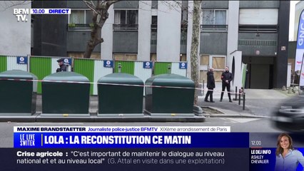 Meurtre de Lola: une reconstitution des faits a lieu ce vendredi matin