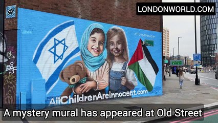 Old Street London - Israel-Palestine mystery mural