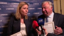 Prix du Trombinoscope : Gérard Larcher et Yaël Braun-Pivet, 