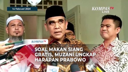 Muzani Ungkap Harapan Prabowo soal Makan Siang Gratis