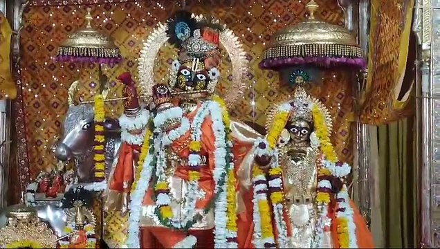 सुर्य सप्तमी पर गोविंददेवज मंदिर में सजी छप्पन भोग की झांकी