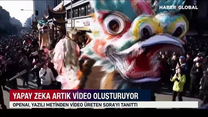 Yapay zeka artık video oluşturuyor! "Sora" yazılı metni videoya çeviriyor