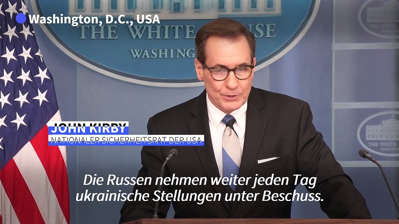 USA: Awdijiwka in der Ukraine droht an Russen zu fallen