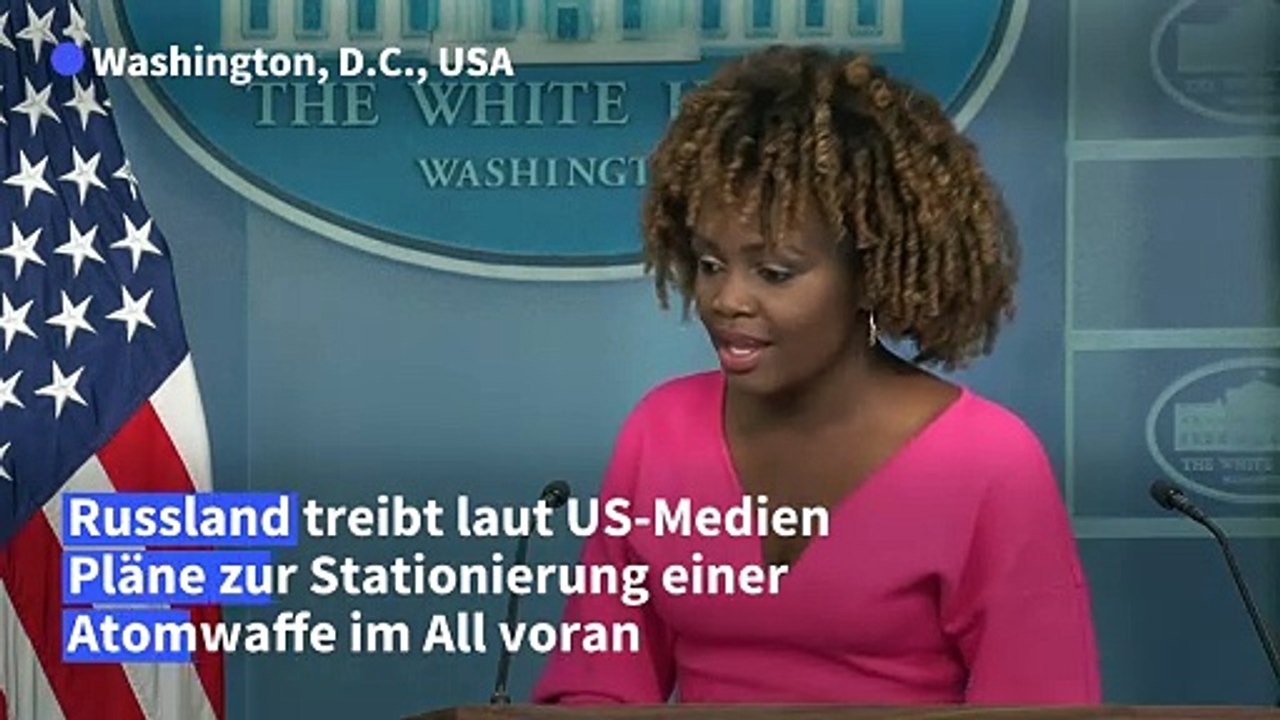 Russland entwickelt laut Weißem Haus neue Anti-Satelliten-Waffe